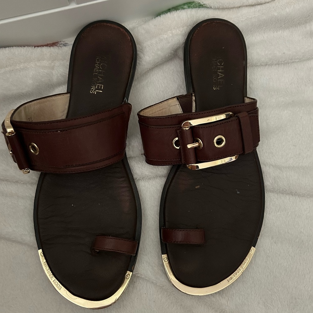 Worn Micheal Kors sandals